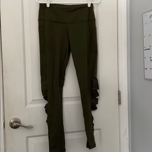 olive green leggings
